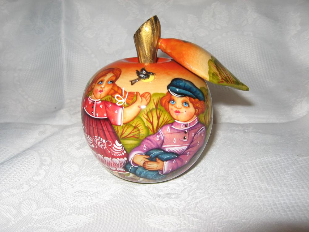 wooden apple
